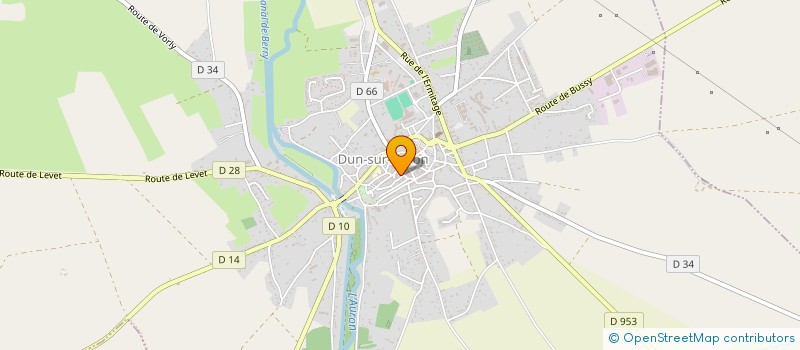 localisation de l'entreprise MADAME FRANCINIE D'MAKAYA-TCHITOULA  DUN-SUR-AURON