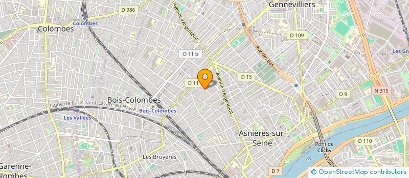 localisation de l'entreprise MADAME FRANCIS BOODE  ASNIERES-SUR-SEINE