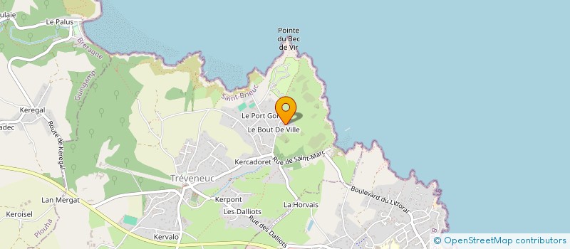 localisation de l'entreprise MADAME FRANCIS DOUCET  SAINT-QUAY-PORTRIEUX