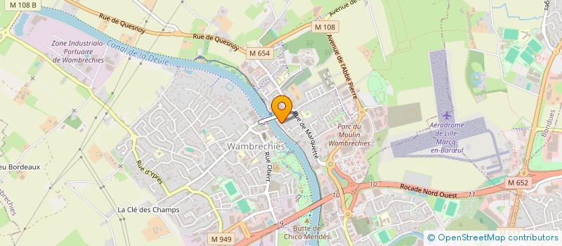 localisation de l'entreprise MADAME FRANCIS SIX à WAMBRECHIES