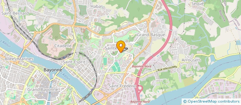 localisation de l'entreprise MADAME FRANCISCA ALBALADEJO MARTINEZ  BAYONNE