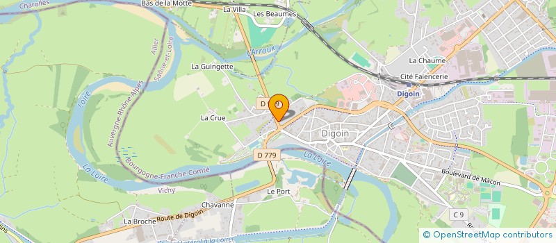 localisation de l'entreprise MADAME FRANCISCA ALVES DE SOUSA  DIGOIN