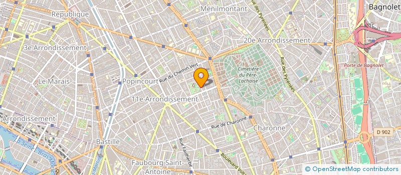 localisation de l'entreprise MADAME FRANCISCA CABRERA  PARIS