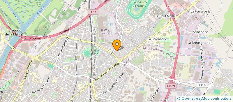 localisation de l'entreprise MADAME FRANCISCA GBOKOU à ANGERS