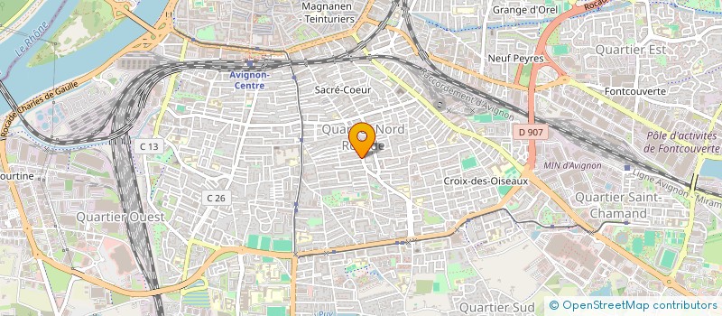 localisation de l'entreprise MADAME FRANCISCA HERCULANO DA SILVA à AVIGNON