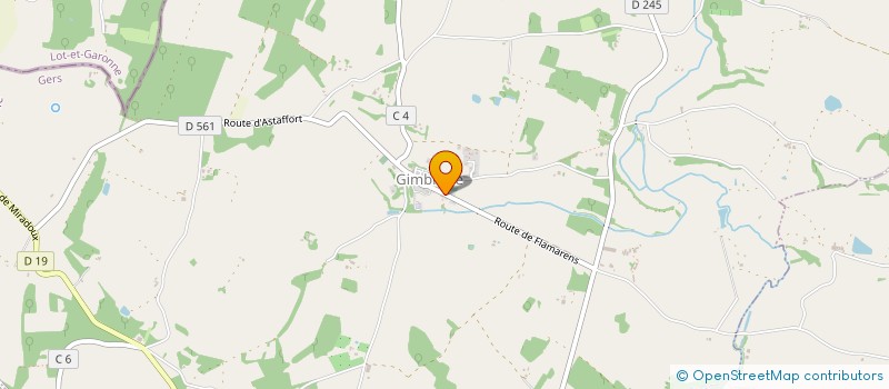 localisation de l'entreprise MADAME FRANCISCA KLASEN  MIRADOUX