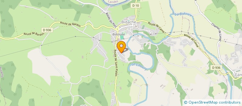 localisation de l'entreprise MADAME FRANCISCA MAINAR  BIDACHE