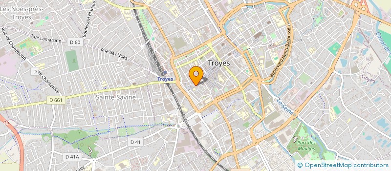 localisation de l'entreprise MADAME FRANCISCA MARTIN à TROYES