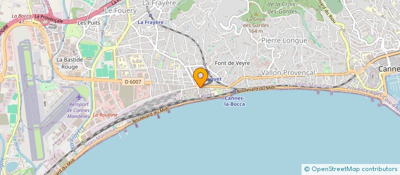 localisation de l'entreprise MADAME FRANCISCA MOLINA ORTIZ à CANNES