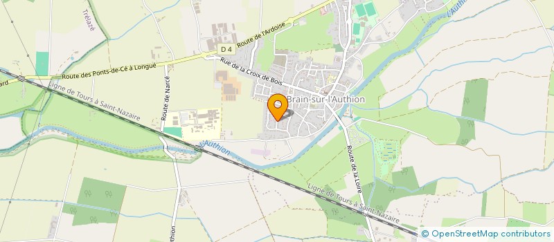 localisation de l'entreprise MADAME FRANCISCA MUNOZ  LOIRE-AUTHION