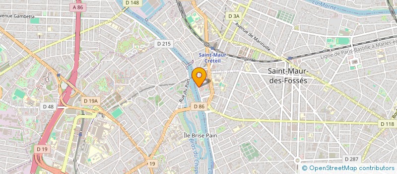 localisation de l'entreprise MADAME FRANCISCA PASCU  SAINT-MAUR-DES-FOSSES