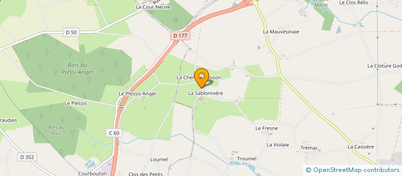 localisation de l'entreprise MADAME FRANCISCA RETAMALES QUINTERO à GUIPRY-MESSAC