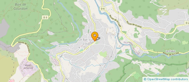 localisation de l'entreprise MADAME FRANCISCA RUIZ GALLEGO à LE BAR-SUR-LOUP