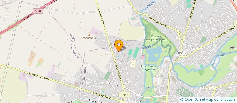 localisation de l'entreprise MADAME FRANCISCA SOARES DA COSTA à CHATEAUROUX