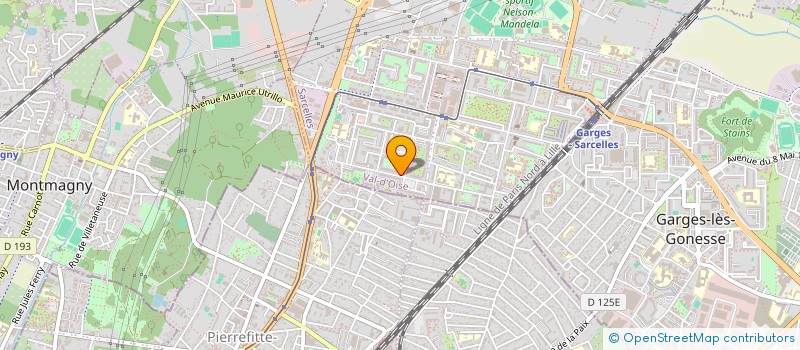 localisation de l'entreprise MADAME FRANCISCA TYBEBO LUFWASONI  SARCELLES