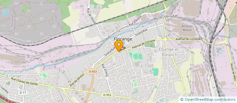 localisation de l'entreprise MADAME FRANCK BARGMANN  FLORANGE