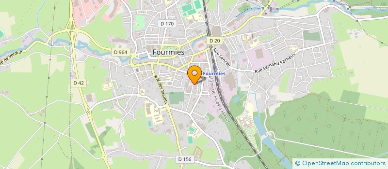 localisation de l'entreprise MADAME FRANCK CONTAL  FOURMIES