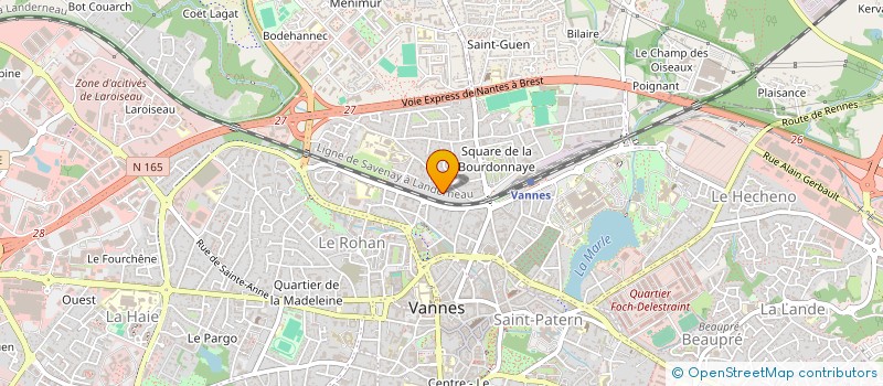 localisation de l'entreprise MADAME FRANCK PIERRE à VANNES
