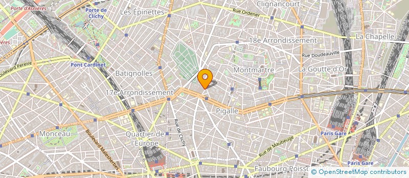 localisation de l'entreprise MADAME FRANCKEN RUTH à PARIS