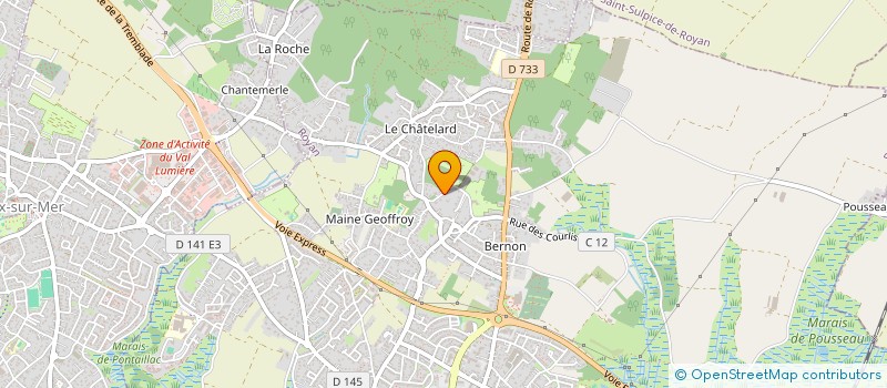 localisation de l'entreprise MADAME FRANCKIE JOURDAN  ROYAN