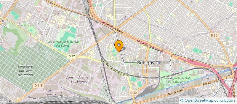 localisation de l'entreprise MADAME FRANCKLINE RELAVILLE à BOBIGNY
