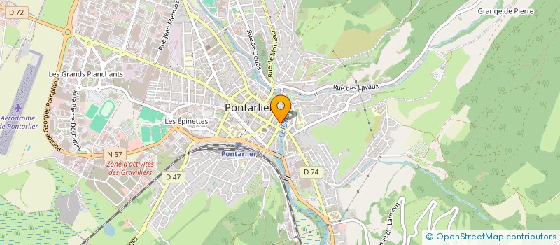 localisation de l'entreprise MADAME FRANCOIS FEMENIA  PONTARLIER