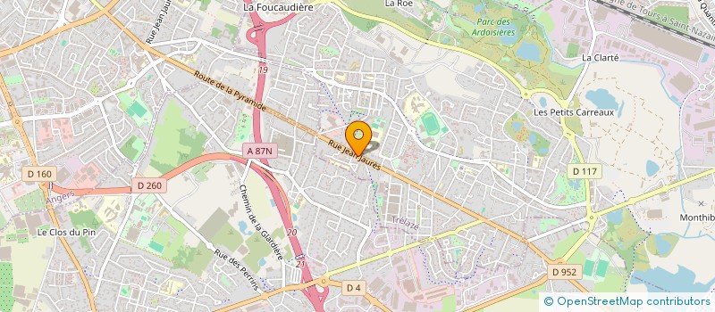 localisation de l'entreprise MADAME FRANCOIS LECORPS  TRELAZE