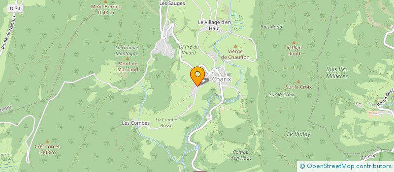 localisation de l'entreprise MADAME FRANCOIS MARION  SAINT-GERMAIN-DE-JOUX