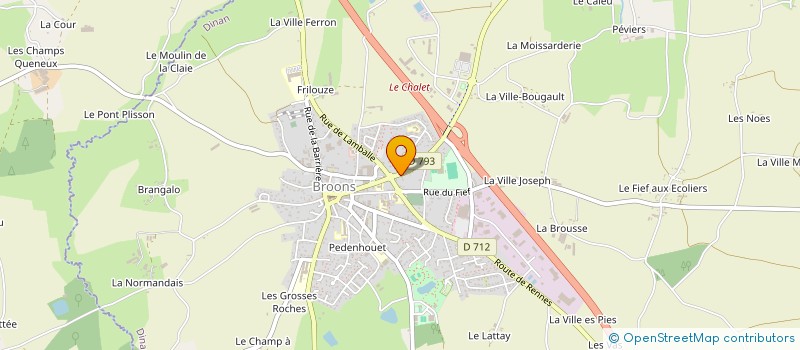 localisation de l'entreprise MADAME FRANCOISE ABARNOU à BROONS