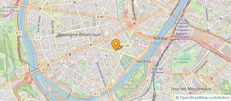 localisation de l'entreprise MADAME FRANCOISE ABOULIN à BOULOGNE-BILLANCOURT