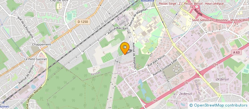 localisation de l'entreprise MADAME FRANCOISE ADEL  PESSAC