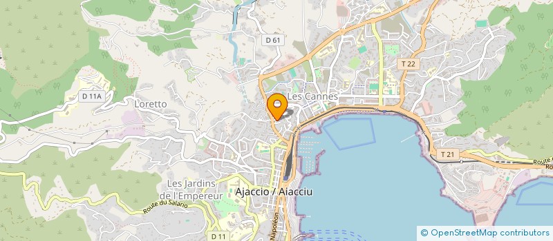 localisation de l'entreprise MADAME FRANCOISE ADELINE à AJACCIO