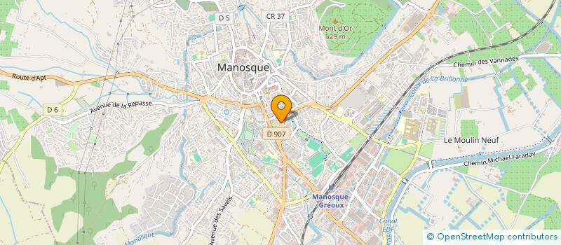 localisation de l'entreprise MADAME FRANCOISE AERNOUTS à MANOSQUE