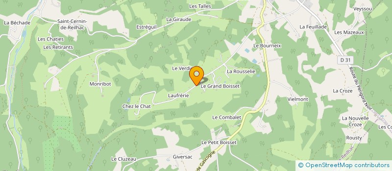 localisation de l'entreprise MADAME FRANCOISE AESCHIMANN à ROUFFIGNAC-ST-CERNIN-DE-REILHAC
