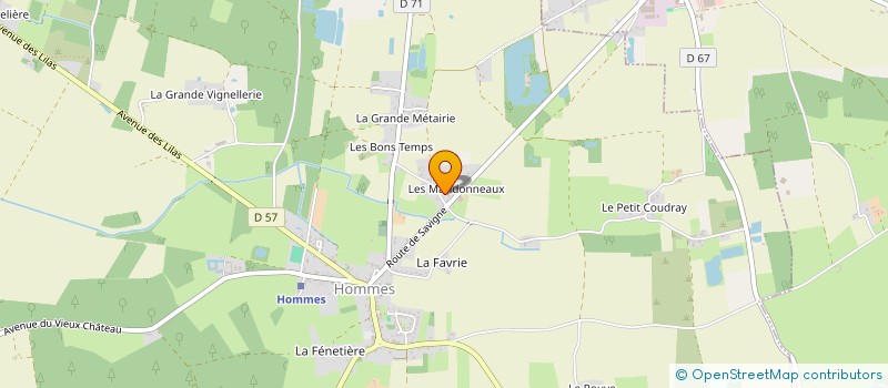 localisation de l'entreprise MADAME FRANCOISE AGUILLE  SAVIGNE-SUR-LATHAN