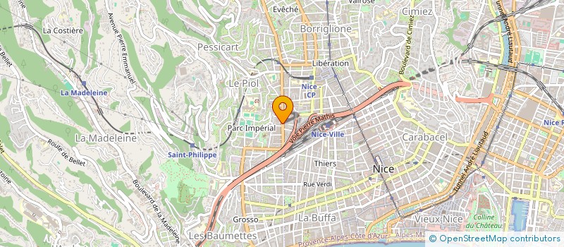 localisation de l'entreprise MADAME FRANCOISE AIME à NICE