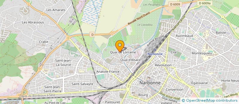localisation de l'entreprise MADAME FRANCOISE AIN à NARBONNE