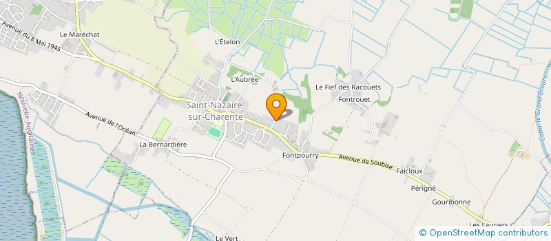 localisation de l'entreprise MADAME FRANCOISE ALBERT à SAINT-NAZAIRE-SUR-CHARENTE