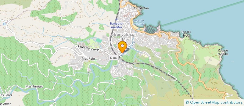 localisation de l'entreprise MADAME FRANCOISE ALBERTI  BANYULS-SUR-MER