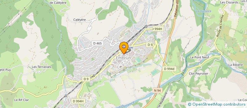 localisation de l'entreprise MADAME FRANCOISE ALBRAND à EMBRUN