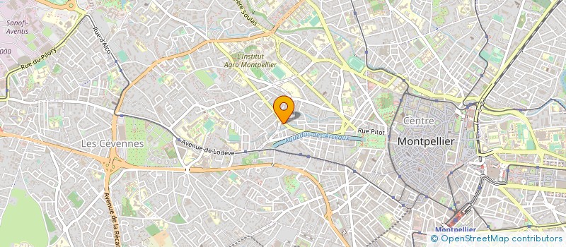localisation de l'entreprise MADAME FRANCOISE ALLIER à MONTPELLIER