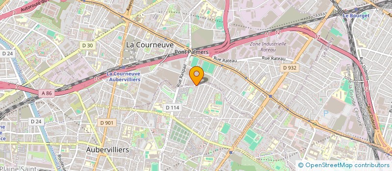 localisation de l'entreprise MADAME FRANCOISE ALLOCHON à AUBERVILLIERS