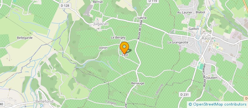 localisation de l'entreprise MADAME FRANCOISE ALONSO  JUGAZAN