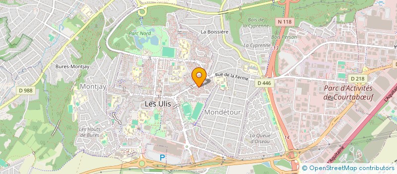 localisation de l'entreprise MADAME FRANCOISE AMONA à LES ULIS
