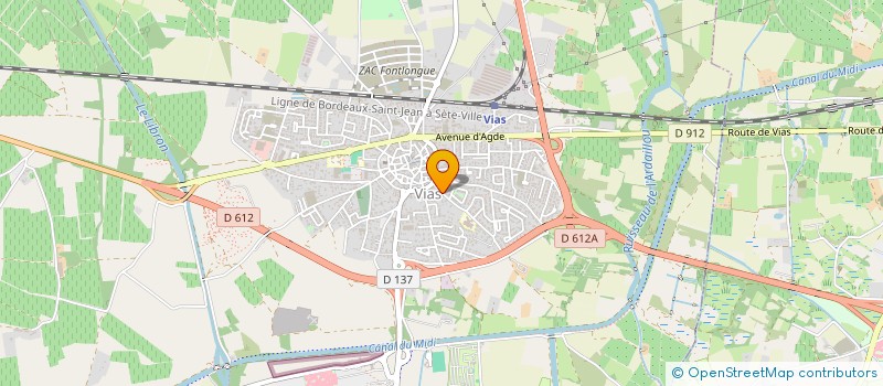 localisation de l'entreprise MADAME FRANCOISE AMOROS  VIAS