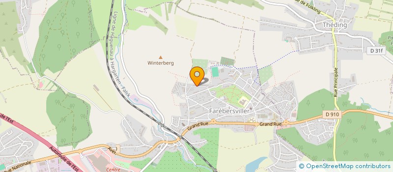 localisation de l'entreprise MADAME FRANCOISE AMOROSO  FAREBERSVILLER