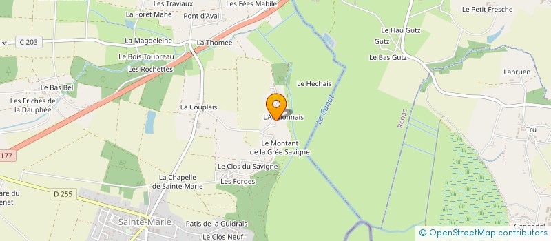 localisation de l'entreprise MADAME FRANCOISE ANDRADE à SAINTE-MARIE