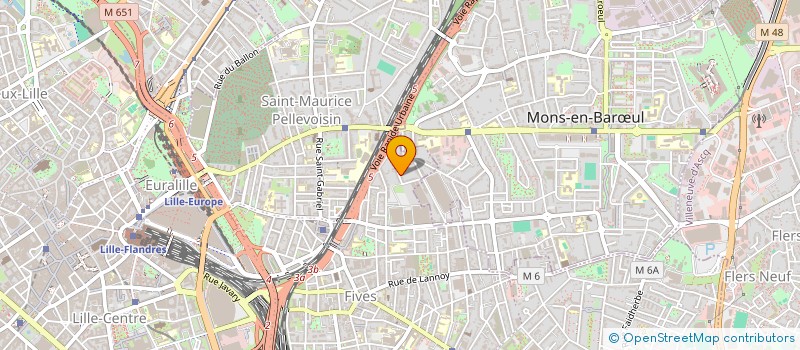 localisation de l'entreprise MADAME FRANCOISE ANDREE CAILLAUX à LILLE