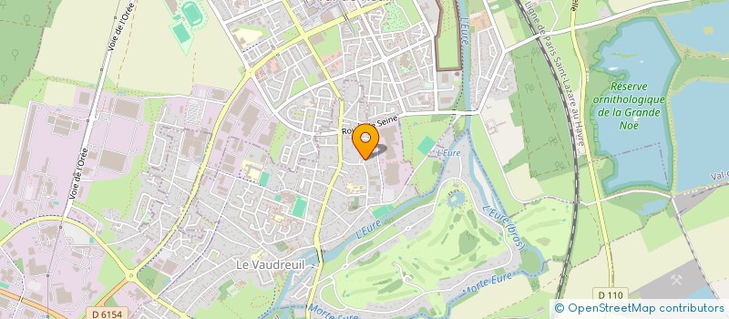 localisation de l'entreprise MADAME FRANCOISE ANNE MARIE ROBINO  LE VAUDREUIL