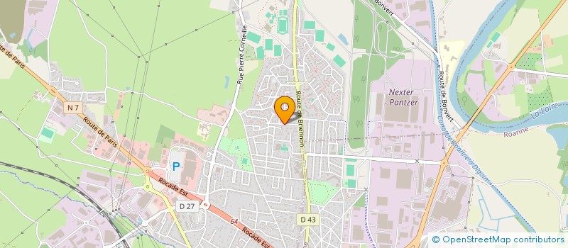 localisation de l'entreprise MADAME FRANCOISE ANNICK CUZIN  MABLY